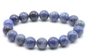 Bracciale Dumortierite perle 10mm
