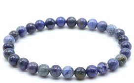 Bracciale Dumortierite perle 6mm
