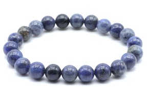 Bracciale Dumortierite perle 8mm