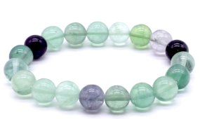 Bracciale Fluorite perles 10mm