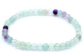 Bracciale Fluorite perles 4mm