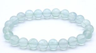 Bracciale Fluorite Blu perle 'AA' 8 mm