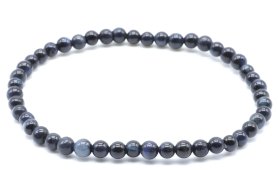 Bracciale Occhio di Falco 'AA' perle 4 mm