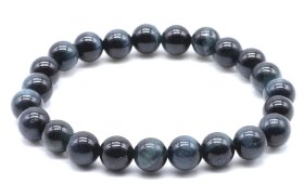 Bracciale Occhio di Falco 'AA' perle 8mm