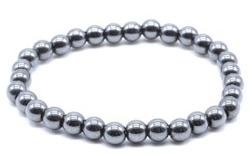 Bracciale Ematite perle 6mm