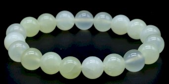 Bracciale Giada Verde perle 10mm