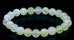 Bracciale Giada Verde perle 8mm