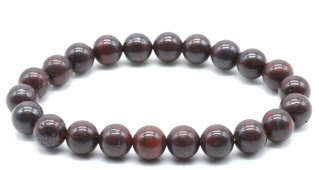 Bracciale Diaspro Arcobaleno perle 8 mm