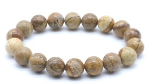 Bracciale Diaspro Paesaggio perle 10mm