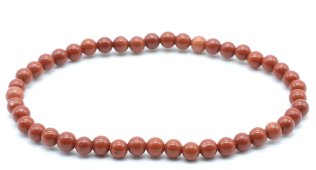 Bracciale Diaspro Rosso perle 4mm