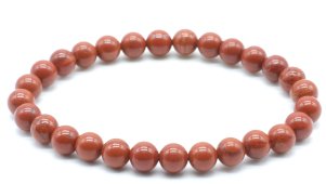 Bracciale Diaspro Rosso perle 6mm