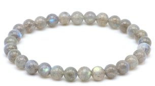 Bracciale Labradorite 'AA' perle 6mm
