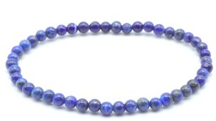 Bracciale Lapis Lazuli 'AA' perle 4mm
