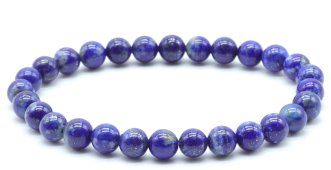 Bracciale Lapis Lazuli 'AA' perle 8mm