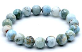 Bracciale Larimar perle 10mm