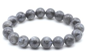 Bracciale Larvikite perles 10mm
