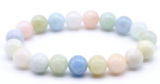 Bracciale Morganite perles 10mm