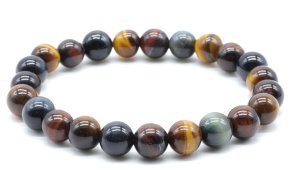 Bracciale Protezione Tigre Toro Falco perle 8mm