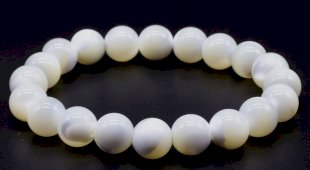 Bracciale 'Madreperla' perles 10mm