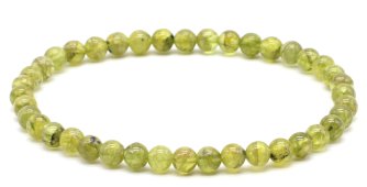 Bracciale Péridot perle 4mm