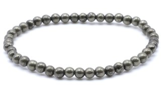 Bracciale Pyrite perles 4mm