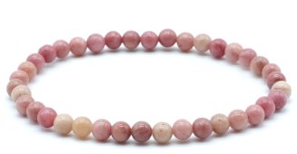 Bracciale Rhodonite Unie perles 4mm