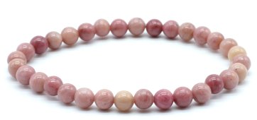 Bracciale Rhodonite Unie perles 6mm