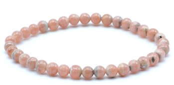 Bracciale Rhodochrosite perles 5mm