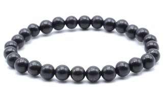Bracciale Shungite perles 6mm