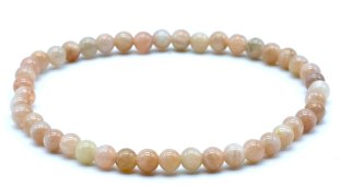 Bracciale in pietra di sole ''AA'' perline 4 mm