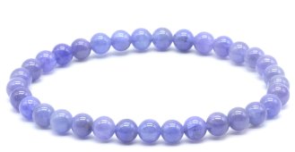 Bracciale Tanzanite 'AA' perle 5mm