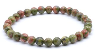 Bracciale Unakite perles 6mm