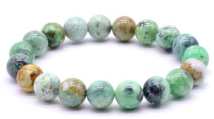 Bracciale Variscite perles 10mm