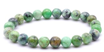 Bracciale Perle Variscite 8mm