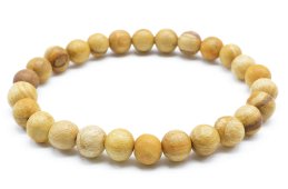 Bracciale di perle Palo Santo da 10 mm