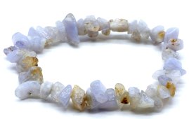 Bracciale Barocco Calcedonio Blu