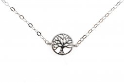 Bracciale in argento sterling 925 con albero della vita