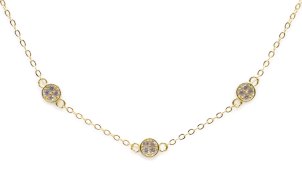 Bracciale Argento 925 Triplo Strass