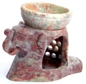 Bruciatore Olio Piedra Elefante & Coppetta 10cm