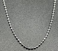 Catena in Argento 925 Sfere 1 mm 45 cm