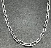 Catena in Argento 925 Rettangoli 2,5 mm 45 cm
