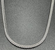 Catena in Argento 925 'Fox Tail' 1,1 mm 45 cm