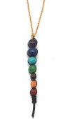 Collana in rame 7 Chakra punto 8 cm