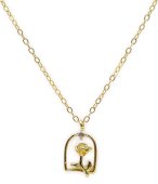 Collana in argento 925 placcato oro rosa