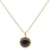 Collana in Argento 925 con Onice Rotonda
