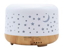 Diffusore OE Bianco/Legno Luna e Stelle 13cm