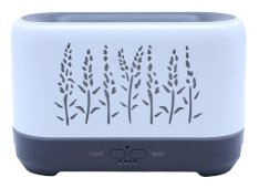 Diffusore OE Bianco/Nero con Rose 20cm