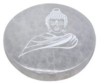 Placca Buddha in selenite 10cm
