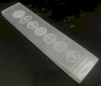 Piatto Selenite 7 Chakra Sci 15cm