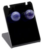 Orecchini di perle di lapislazzuli da 10 mm